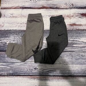 NIKE Dri-FIT Toddler Joggers Bundle (2-Pc) | SiZE 3T-4T | Gray & Charcoal Sweats